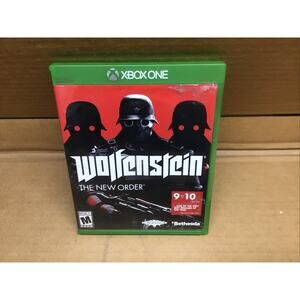 Wolfenstein The New Order Microsoft Xbox One Game Book and Case Tested